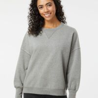 Women's Sueded Fleece Crewneck Sweatshirt Thumbnail