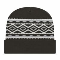 USA- Made Diamond Cuffed Beanie Thumbnail