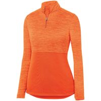 Ladies Shadow Tonal Heather 1/4 Zip Pullover Thumbnail