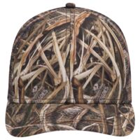 OTTO CAP Mossy Oak Camouflage Superior Polyester Twill 6 Panel Low Profile Mesh Back Trucker Hat Thumbnail