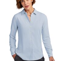 Women's Full Button Satin Blouse Thumbnail