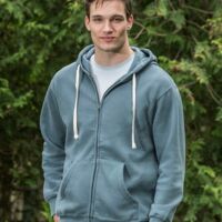 Unisex Vintage Fleece Full-Zip Hooded Sweatshirt Thumbnail