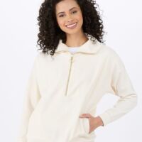 Women's Manchester Corded Quarter-Zip Pullover Thumbnail