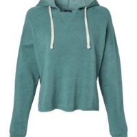 Women's Angel Fleece Crop Hooded Sweatshirt Thumbnail