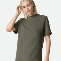 Unisex Pique Mockneck Tee Thumbnail