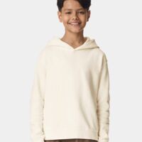 Youth Garment-Dyed Lightweight Fleece Hooded Sweatshirt Thumbnail