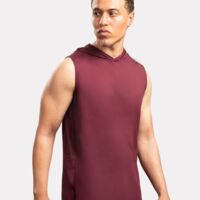 Unisex CoolCore® Sleeveless Hooded T-Shirt Thumbnail