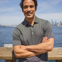 Cutter & Buck Forge Eco Fine Line Stripe Stretch  Recycled Mens Polo Thumbnail