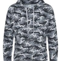 Unisex Camo Hooded Sweatshirt Thumbnail
