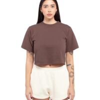 Women's Garment-Dyed Crop T-Shirt Thumbnail