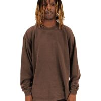 Unisex Max Heavyweight Garment-Dyed Long Sleeve T-Shirt Thumbnail