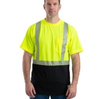 Unisex Hi-Vis Class 2 Color Blocked Pocket T-Shirt Thumbnail