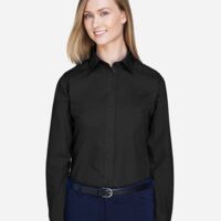 Women's Crown Collection® Broadcloth Woven Dress Shirt Thumbnail