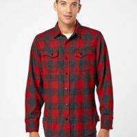 BS MENS SOFT SNAP PLAID FL Thumbnail