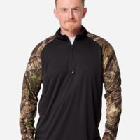 Unisex Realtree® Performance Colorblocked Quarter-Zip Pullover Thumbnail
