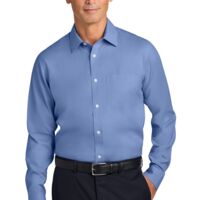 Wrinkle Free Stretch Pinpoint Spread Collar Shirt Thumbnail