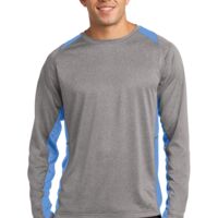 Long Sleeve Heather Colorblock Contender Tee Thumbnail