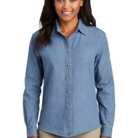 Women's Long Sleeve Value Denim Shirt Thumbnail