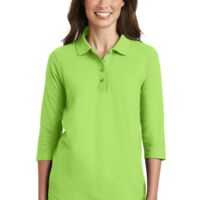 Women's Silk Touch 3/4 Sleeve Polo Thumbnail