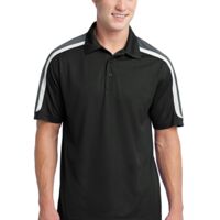Tricolor Shoulder Micropique Sport Wick ® Polo Thumbnail