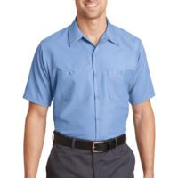 Long Size, Short Sleeve Industrial Work Shirt Thumbnail