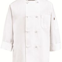 Eight Knot Button Chef Coat with Thermometer Pocket Thumbnail