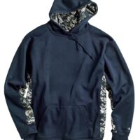 Men's Digital Camo Colorblock Performance Fleece Hooded Sweatshirt Thumbnail
