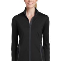 Women's Sport Wick ® Stretch Contrast Full Zip Jacket Thumbnail