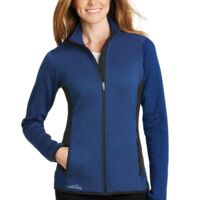 Women's Full Zip Heather Stretch Fleece Jacket Thumbnail