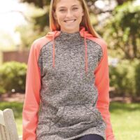 Women’s Colorblocked Cosmic Fleece Hooded Sweatshirt Thumbnail