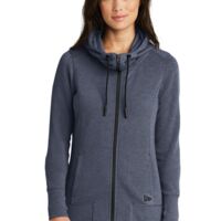 Women's Tri Blend Fleece Full Zip Hoodie Thumbnail