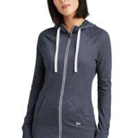 Women's Sueded Cotton Blend Full Zip Hoodie Thumbnail