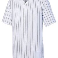 Youth Pinstripe Full Button Baseball Jersey Thumbnail
