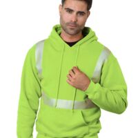 Unisex USA-Made High Visibility Hooded Sweatshirt Thumbnail