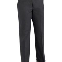 Women's Extended Sizes Plain Front Cotton Pants Thumbnail