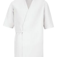 Men's Collarless Poplin Butcher Wrap Thumbnail