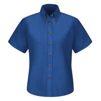 Women's Extended Sizes Poplin Dress Shirt Thumbnail