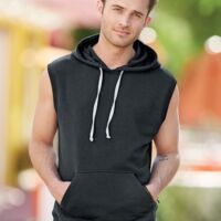 Men's Triblend Sleeveless Hooded Sweatshirt Thumbnail