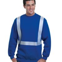 Men's USA-Made Hi-Visibility Crewneck Sweatshirt Thumbnail