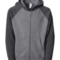 Toddler Lightweight Special Blend Raglan Zip Hood Thumbnail