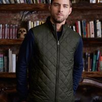 Men's Vintage Diamond Quilted Vest Thumbnail