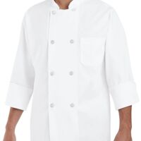 Eight Pearl Button Chef Coat - Tall Sizes Thumbnail