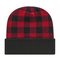 USA-Made Plaid Beanie Thumbnail