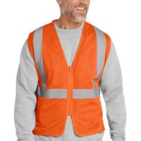 Ansi 107 Class 2 Economy Mesh Zippered Vest Thumbnail