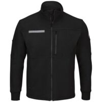 Men's Zip Front Fleece Jacket-Cotton /Spandex Blend Thumbnail