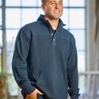Men's Ripple Fleece Snap Sweatshirt Thumbnail