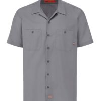 Men's Tall Industrial Short Sleeve Work Shirt Thumbnail