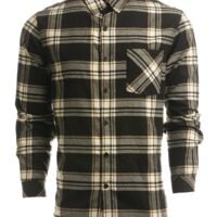Open Pocket Long Sleeve Flannel Shirt Thumbnail